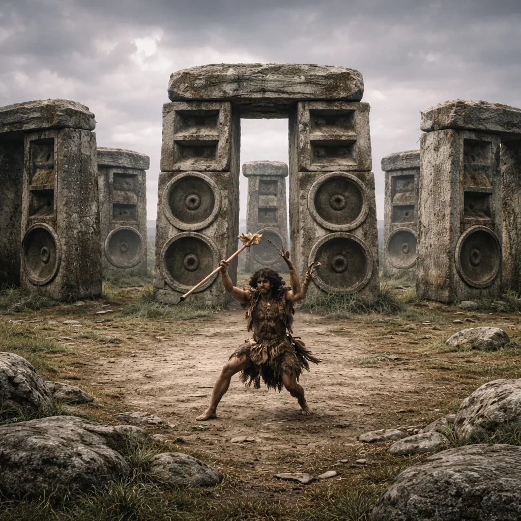 Fictional LAURA Soundsystem archaeology artwork
